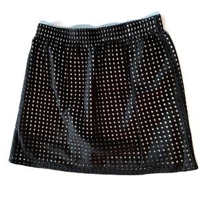 LOFT • A-line Mini Skirt Cut-Out Detail • Medium